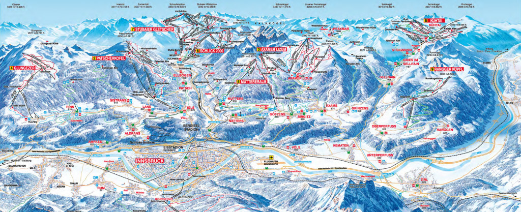 Skihotels en pensions voor groepen in Oostenrijk - Skigroßraum Innsbruck